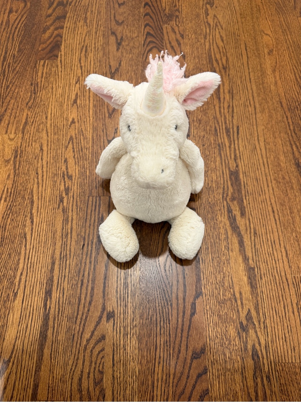 Jellycat Cream & Pale Pink Plush Unicorn - Picture 5 of 6